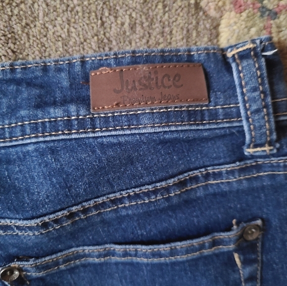 Justice Premium Jeans skinny blue, NWOT - Picture 3 of 9